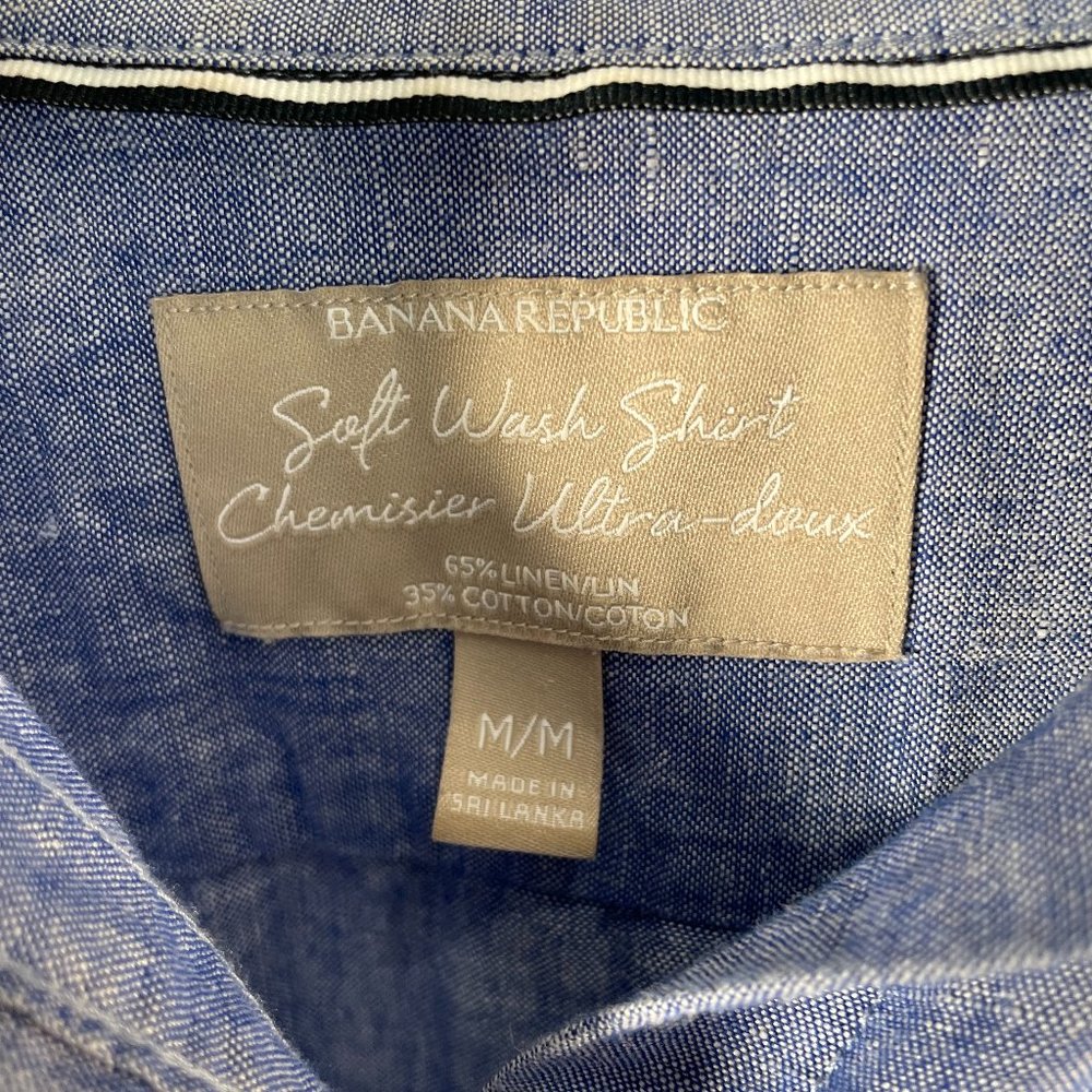 Banana Republic Linen/Cotton Shirt - Picture 4 of 4